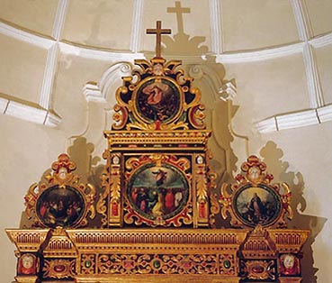  Zwieńczenie ołtarza - kościół św. Wojciecha, Lublin 