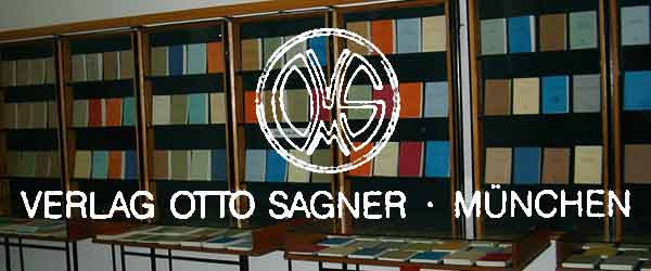  Znak Verlag Otto Sagner na tle wystawy ich publikacji w BU KUL, maj 2003 r. 