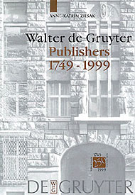  Publikacje wydawnictwa naukowego Walter de Gruyter, Berlin - New York; wystawa w BU KUL, maj 2006 r. 