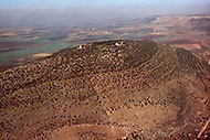  Góra Tabor (Przemienienia) z lotu ptaka (fot. NN) 