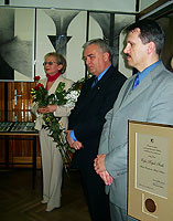  Medal od Prezydenta Lublina dla Zofii Kopel-Szulc, 23.IV`2004 