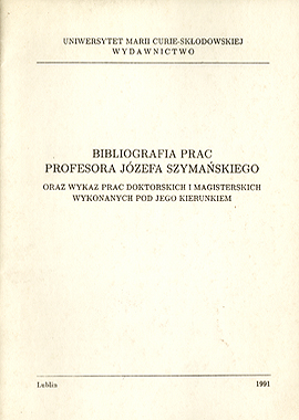 Józef Szymański- publikacje