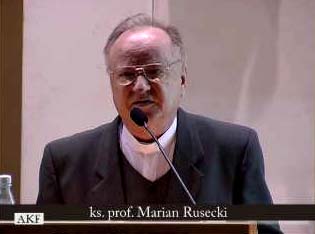 Uroczystość wręczenia Księgi Pamiątkowej ku czci Ks. prof. Mariana Ruseckiego