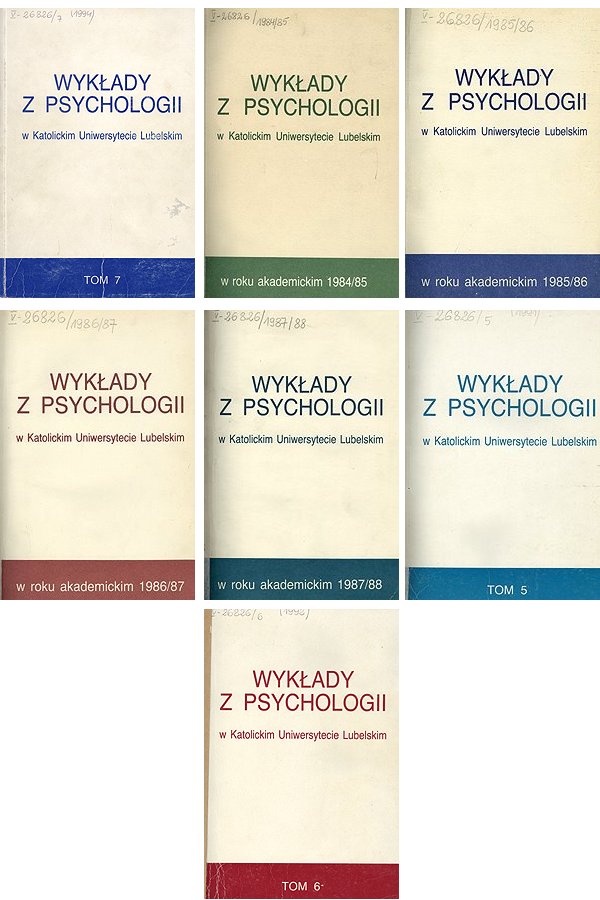 Wykłady z psychologii w KUL