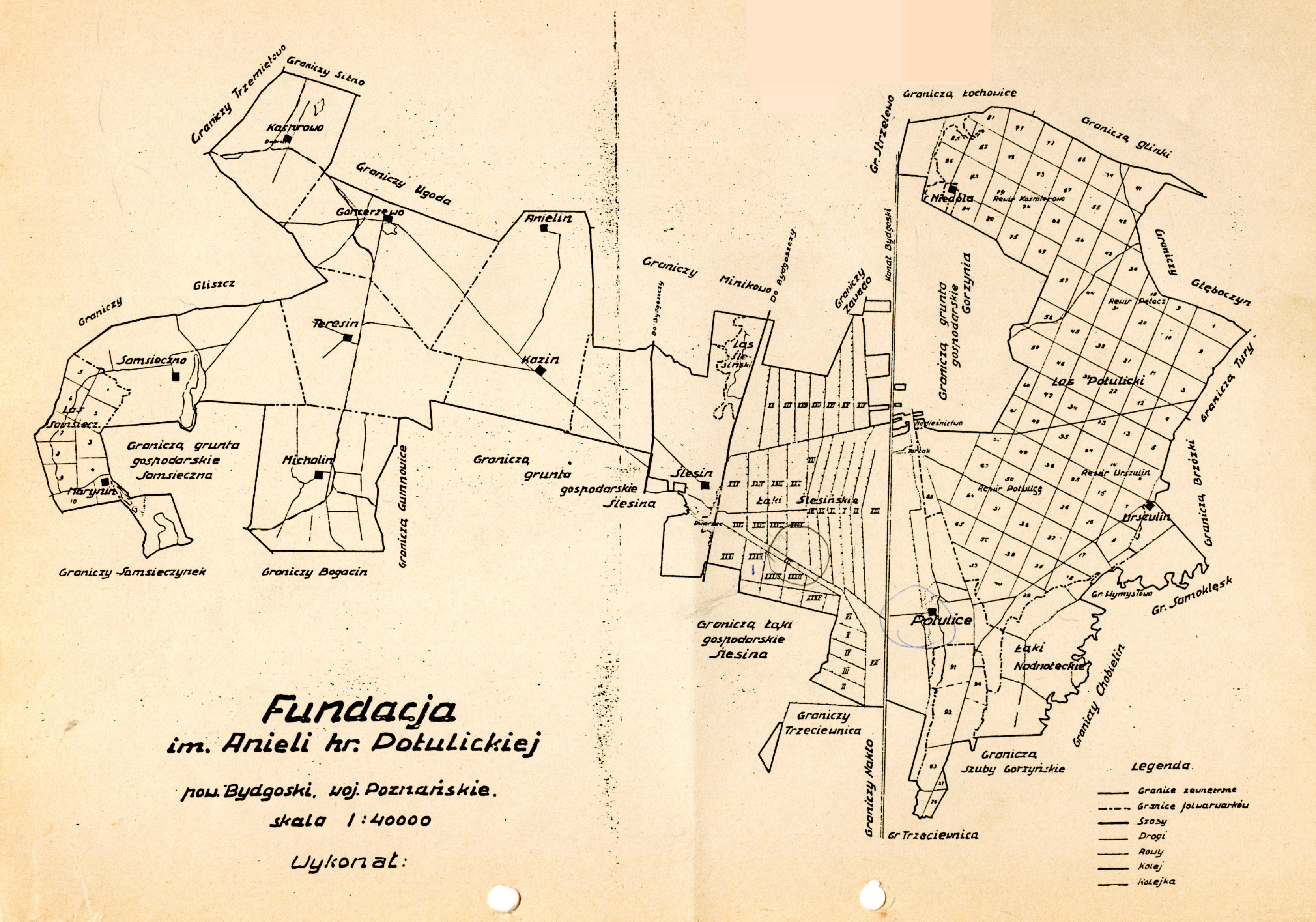 Mapa Fundacji Potulickiej