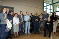 od lewej stoją prof. M. Ołdakowska-Kuflowa, ks. prof. A. Eckmann, K. Wawryszuk ( BU KUL),  D. Pachocki,  A. Truszkowski, ks. prof. M. Wróbel, ks. prof. St. Longosz, I. Mateńko i Z. Kufel, siedzi ks. prof. J. Kudasiewicz