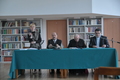Od lewej: Mgr Małgorzata Trojnacka (zastępca dyrektora BU KUL), Dr hab. Krzysztof Narecki prof. KUL (prorektor ds. studenckich), Ks. Prałat dr Roman Nir (Instytut Historii i Archiwistyki Polonijnej w Chicago, laureat nagrody im. Skowyrów 2014, Ks. dr Sławomir Zych (Instytut Badań na Polonią i Duszpasterstwem Polonijnym KUL)