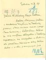 List hr. A. Potulickiej do ks. rektora J. Kruszyńskiego z dnia 04. 10. 1927 r.